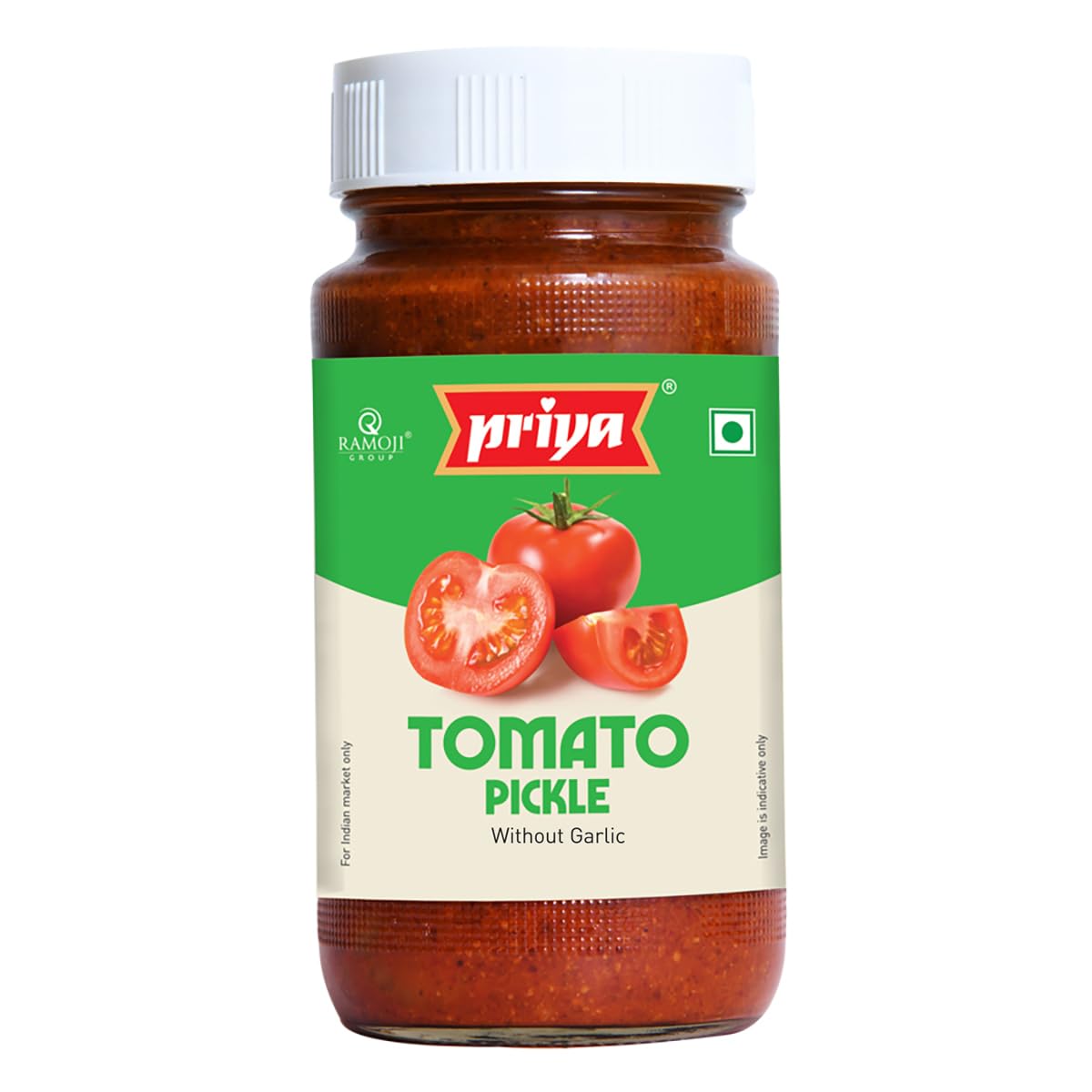 Priya Tomato Seasoning (without Garlic) Pickles 300g